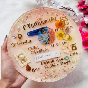 Baby Keepsakes Resin Frame