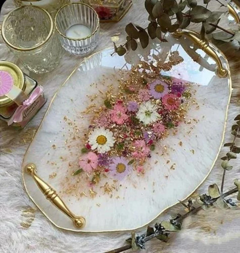 Floral Tray Art