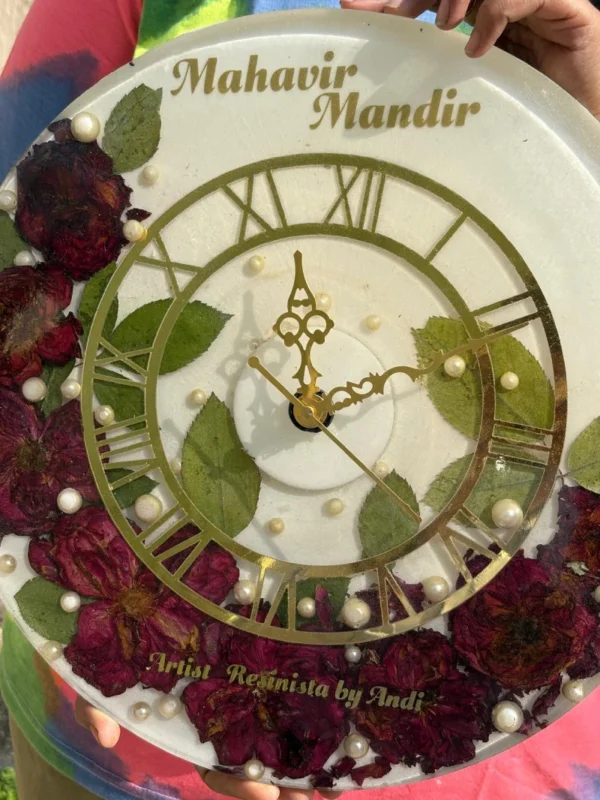 Resin Wall Clock with MDF Board